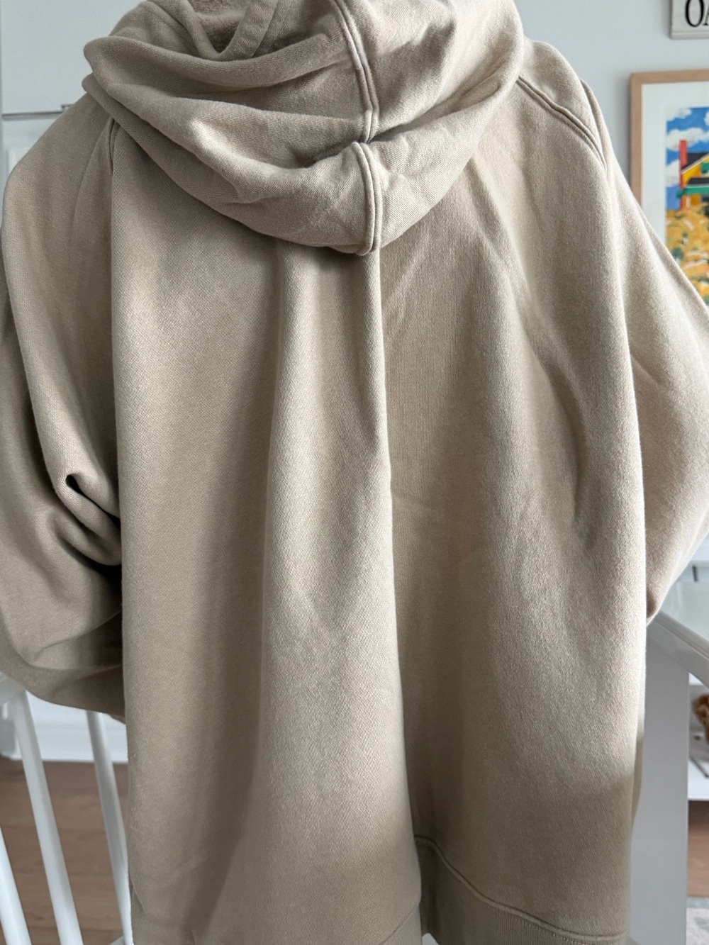 The GAP tan full zipper front hoody XXL unisex sized - Picture 3 of 4